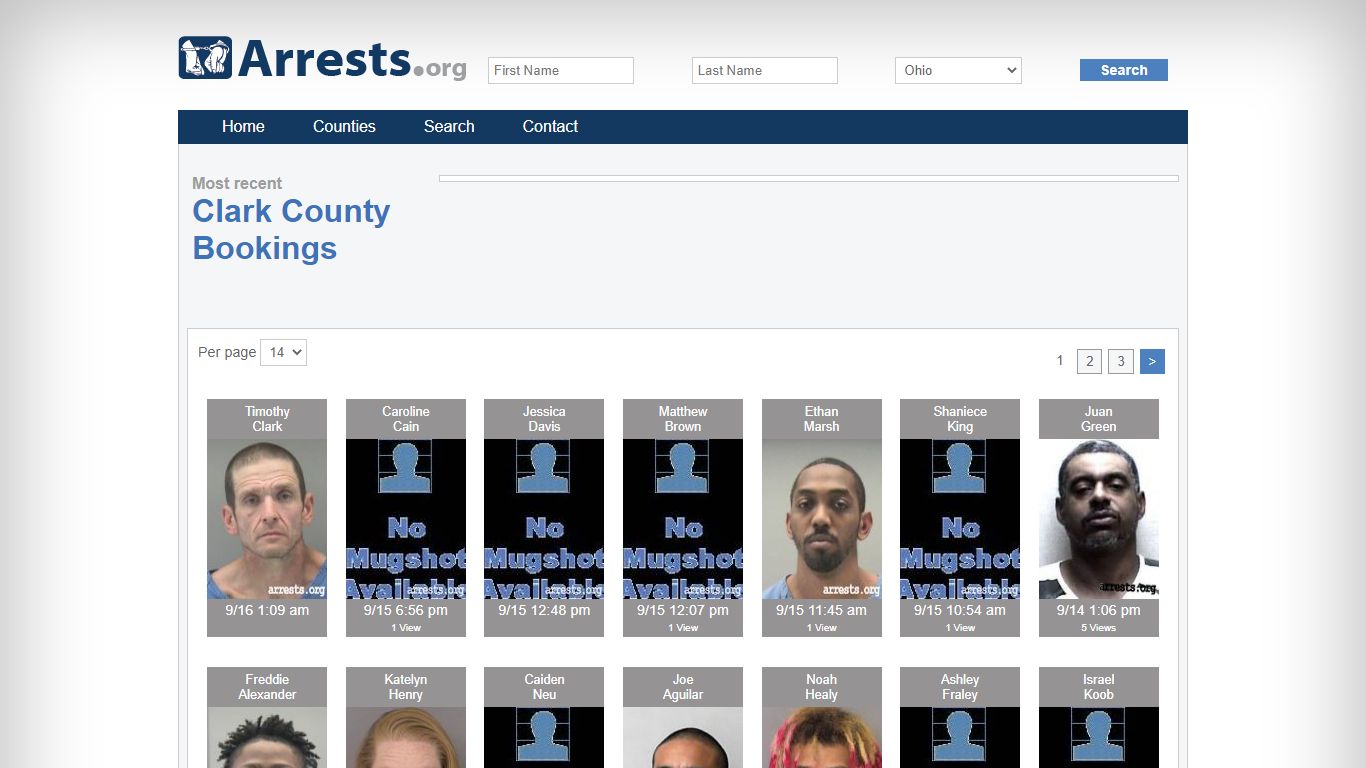 Clark County Arrests and Inmate Search